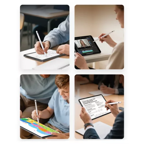 Metapen Pencil A8 iPadhez - Fehér-6936360600946 5 kép