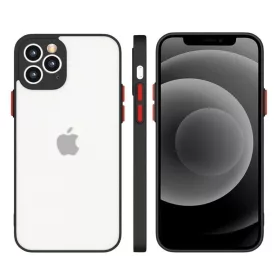   Milky Case Szilikon Rugalmas Félig Átlátszó tok Xiaomi Redmi 9T Fekete tok