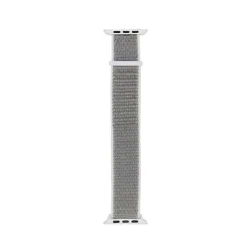 Apple Watch 4/5/6/7/8/SE (38/40/41mm) nylon óraszíj szürke színű - 1 kép