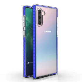 SMD Samsung Galaxy Note 10 Hybrid N10-007 áttetsző tok kék kerettel-0000000007291 2 kép