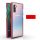 SMD Samsung Galaxy Note 10 Hybrid N10-007 áttetsző tok piros kerettel