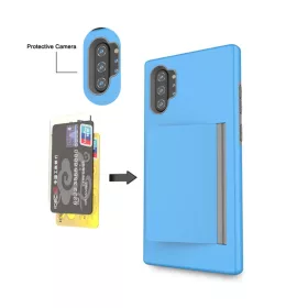 SMD Samsung Galaxy Note 10 N10-008 tok, bankkártya tartóval kék sz�-0000000007405 1 kép