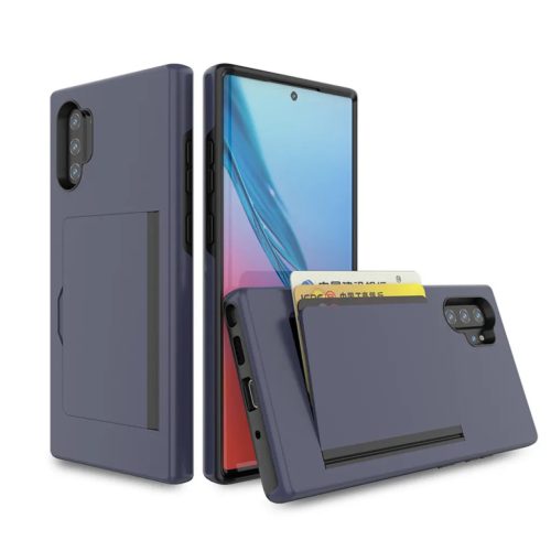SMD Samsung Galaxy Note 10 N10-008 tok, bankkártya tartóval kékessz-0000000007413 1 kép