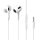 Baseus Encok H17 vezetékes fülhallgató (NGCR020002) fehér 3.5mm ja-6932172607791 1 kép