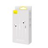 Baseus Encok H17 vezetékes fülhallgató (NGCR020002) fehér 3.5mm ja-6932172607791 7 kép