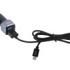 UNIQ Autós szivargyújtós töltő micro-USB kábellel fekete színbe-8719273149713 2 kép