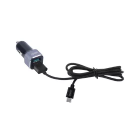 UNIQ Autós szivargyújtós töltő micro-USB kábellel fekete színbe-8719273149713 2 kép