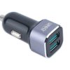 UNIQ Autós szivargyújtós töltő micro-USB kábellel fekete színbe-8719273149713 3 kép