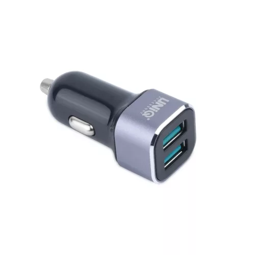 UNIQ Autós szivargyújtós töltő micro-USB kábellel fekete színbe-8719273149713 3 kép