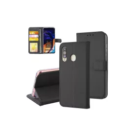 Fliptok kártyatartóval Samsung A60 fekete-8719273297018 1 kép