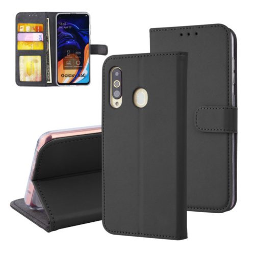 Fliptok kártyatartóval Samsung A60 fekete-8719273297018 4 kép