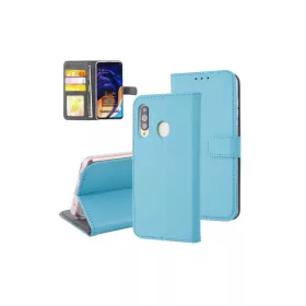 Fliptok kártyatartóval Samsung A60 világoskék-8719273297032 1 kép