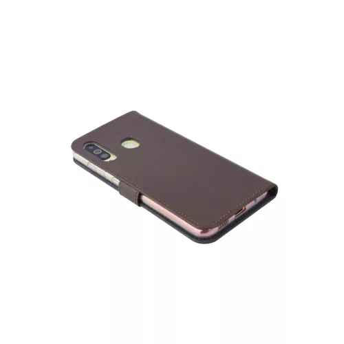 Fliptok kártyatartóval Samsung A60 barna-8719273297056 6 kép