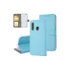 Fliptok kártyatartóval Samsung M40 világoskék-8719273297155 1 kép