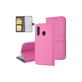 Fliptok kártyatartóval Samsung M40 pink-8719273297162 1 kép