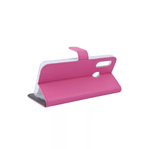 Fliptok kártyatartóval Samsung M40 pink-8719273297162 3 kép