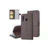 Fliptok kártyatartóval Samsung M40 barna-8719273297179 1 kép