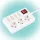 Home NV 17/WH hálózati elosztó, 1,5 m, H05VV-F 3G1,0 mm2 kábel, ka-5998312776292 1 kép