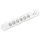 Home NVT 06K USB/WH túlfeszültség védett hálózati elosztó, 1,4 m, kapcsolós, H05VV-F 3G1,5 mm2 kábel, 6 aljzat, max. 3680W, falra akasztható, USB töltőaljzatok