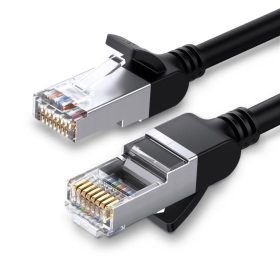   Ugreen Ethernet patchcord kábel RJ45 Cat 6 UTP 1000Mbps 3m fekete (NW101 50186)