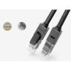 Ugreen Ethernet patchcord kábel RJ45 Cat 6 UTP 1000Mbps 5m fekete (NW-6957303851874 8 kép