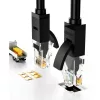 Ethernet patchcord kábel RJ45 Cat 6 UTP 1000Mbps 1m piros Ugreen (NW1-6957303888290 5 kép