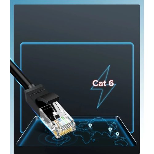 Ugreen Ethernet patchcord kábel RJ45 Cat 6 UTP 1000Mbps 2m narancssá-6957303888320 3 kép