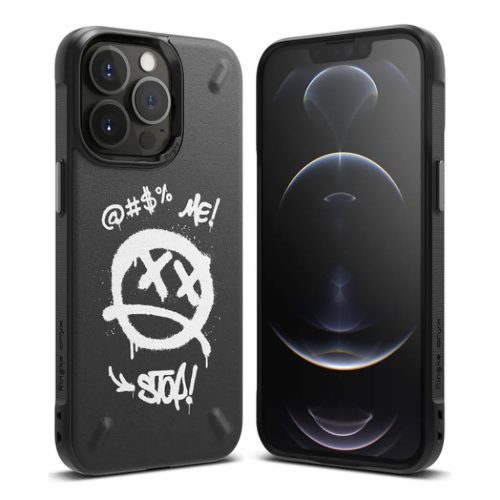 iPhone 13 Pro Max Ringke Onyx tok fekete grafiti mintával (OD556E233)-8809818843241 1 kép