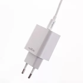 Maxlife MXTC-06-20C PD QC töltő 1x USB-C 20W fehér + USB-C - USB-C -5907457738393 2 kép