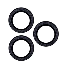 Lencsevédő üveg iPhone 15 Plus 6,7" fekete csillogó (2 db)-5907457751422 1 kép