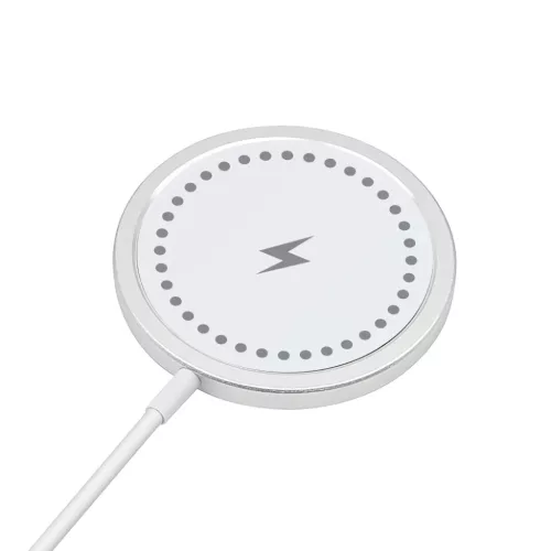 Maxlife MXWC-05 mágneses vezeték nélküli töltő 15W fehér-5907457779273 3 kép