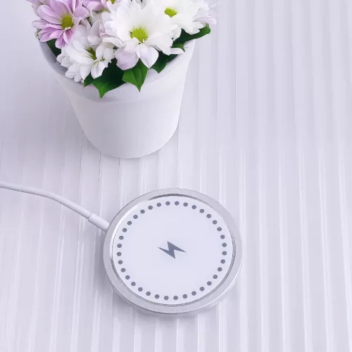 Maxlife MXWC-05 mágneses vezeték nélküli töltő 15W fehér-5907457779273 5 kép