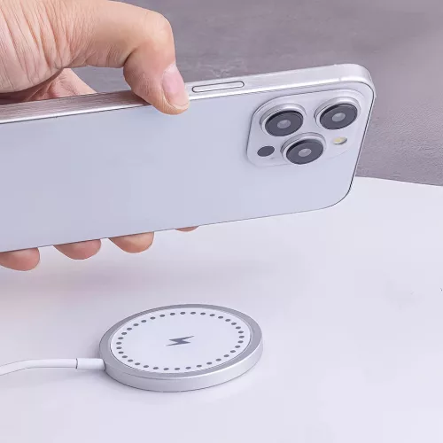 Maxlife MXWC-05 mágneses vezeték nélküli töltő 15W fehér-5907457779273 6 kép