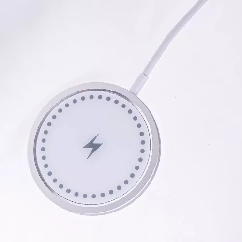 Maxlife MXWC-05 mágneses vezeték nélküli töltő 15W fehér-5907457779273 8 kép