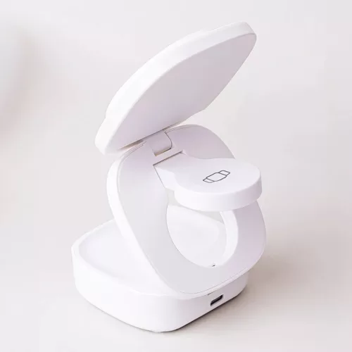 Maxlife MXWC-06 mágneses vezeték nélküli töltő 15W fehér 3 az 1-5907457780149 4 kép