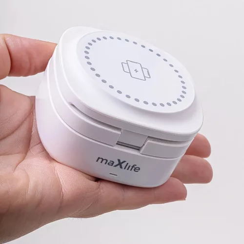Maxlife MXWC-06 mágneses vezeték nélküli töltő 15W fehér 3 az 1-5907457780149 7 kép