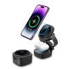 Maxlife MXWC-06 mágneses vezeték nélküli töltő 15W fekete 3in1 MagSafe