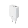 Maxlife MXTC-10-20AC PD QC töltő 1x USB-C 1x USB 20W fehér-5907457789838 1 kép
