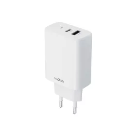 Maxlife MXTC-10-20AC PD QC töltő 1x USB-C 1x USB 20W fehér-5907457789838 1 kép