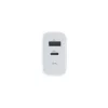 Maxlife MXTC-10-20AC PD QC töltő 1x USB-C 1x USB 20W fehér-5907457789838 3 kép