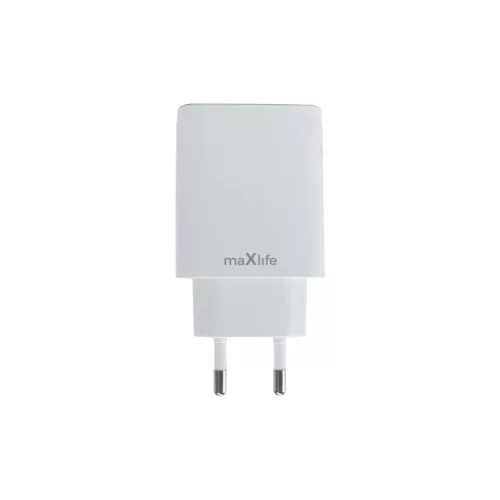 Maxlife MXTC-10-20AC PD QC töltő 1x USB-C 1x USB 20W fehér-5907457789838 4 kép