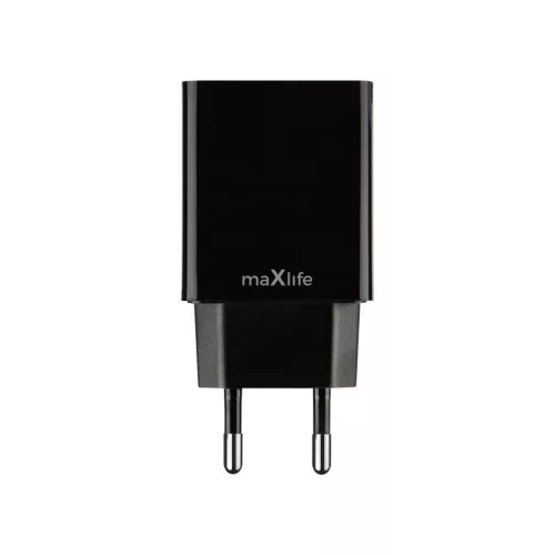 Maxlife MXTC-11 töltő 1x USB-A 2,1A fekete-5907504575520 2 kép