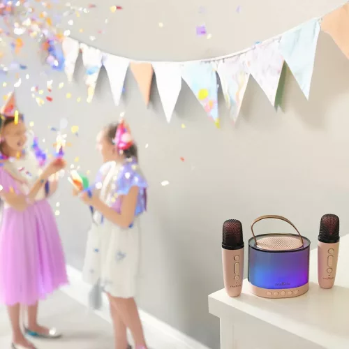 Maxlife Bluetooth karaoke hangszóró MXKS-200 fehér-5907457738690 5 kép