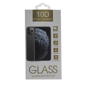 iPhone 16e/17e 10D edzett üveg fekete keretű üvegfólia