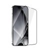 Edzett üveg fémkerettel Samsung Galaxy S25 fekete keret üvegfólia