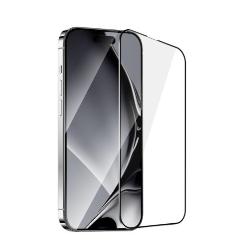  Edzett üveg fém keret Samsung Galaxy S25 Ultra fekete keret üvegfólia