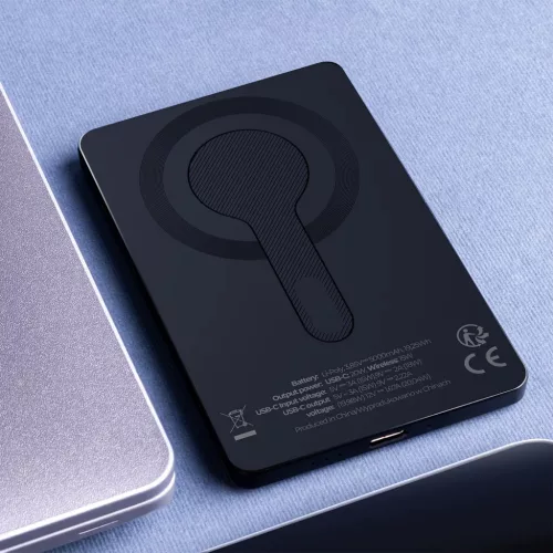 Magsafe Power Bank Maxlife MXPB-05 20W PD 5000mAh mágneses fekete-5906961945655 6 kép