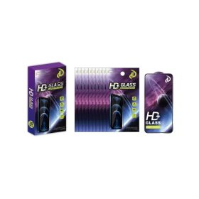   Edzett üvegfólia 9D Xiaomi Redmi 13C 4G / 5G fekete kerettel 10 az 1-ben üvegfólia