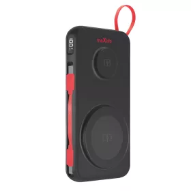   Maxlife vezeték nélküli power bank MXPB-08 10000 mAh mágneses 3 az 1-ben fekete