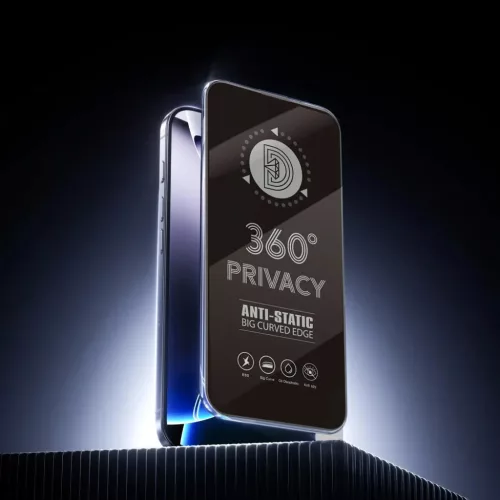 iPhone 16 Plus edzett üveg Privacy 360 üvegfólia-5907582343523 8 kép